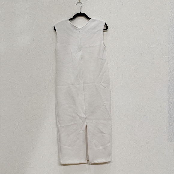 NWT Zara Boucher Cream Midi Wool Dress Size S - Picture 5 of 5